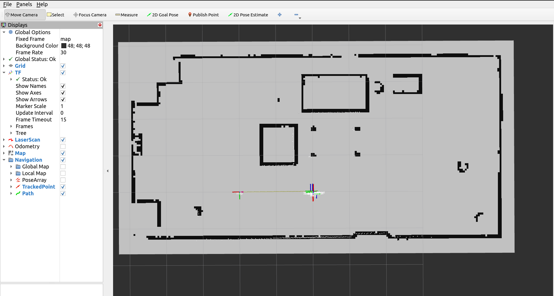 RViz Navigation View